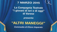 RASSEGNA TEATRALE A LEGGIUNO TEATRO SAN CARLO ORE 21,00 PARTECIPATE IN TANTI VENITE A TRASCORRERE UNA BELLISSIMA SERATA IN ALLEGRIA   CON UNA COMMEDIA BRILLANTE IN DUE ATTI BUON DIVERTIMENTO